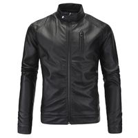 Wholesale Classic Style Motorcycling PU Leather Jackets Men Slim Male Motor Jacket Men s Clothes Chupas De Cuero Hombre