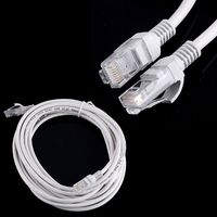Wholesale 100pcs m m m m RJ45 to RJ45 Lan CAT5 Cable Ethernet Patch Link Network Lan Cable white DHL free
