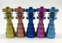 Wholesale best price accept anoized Titanium Nail female and male mm mm mm gr2 domeless titanium nail