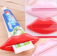 Wholesale Sexy Hot Lip Kiss Bathroom Tube Dispenser Toothpaste Cream Squeezer Home Tube Rolling Holder Squeezer WA1456