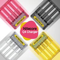 Wholesale 100 Authentic Nitecore Q4 Charger mA A Quick Charging Bay Inteligent Battery Charger Original DHL Free