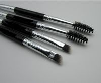 Wholesale Duo Brush Makeup Brushes with Logo Large Synthetic Duo Brow Eyebrow Makeup Brushes Kit Pinceis Factory
