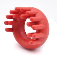 Wholesale Male Soft TPR Cockring Delayed Gonobolia Penis Ring Pendant Stimulate Bondage Scrotum Squeeze Testicles Adult Bdsm Sex Toy Color A342