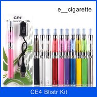 Wholesale Ego starter kit CE4 atomizer Electronic cigarette e cig vape kit mah mah mah EGO T battery ce4 blister kit Clearomizer E cigarette
