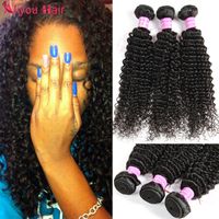 Wholesale Hot Selling Brazilian Peruvian Malaysian Kinky Curly Human Hair Extensions Cheap Remy Hair Ponytail Bundles Curly Virgin Hair Bundle Deals