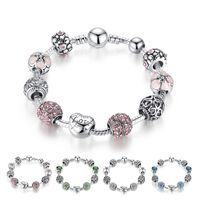 Free 50Pcs Tibetan Silver Spacer Bail Beads Charms Pendentif Fit Bracelet 14x8mm