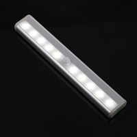 Wholesale 10 LED PIR Infrared Motion Detector Wireless Night Light Kitchen Wardrobe Closet Cabinet lamp tube Bar Anywhere Portable Battery Operated