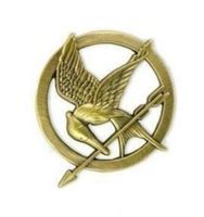 Wholesale Hot Movie The Hunger Games Antique Bronze Plated Mockingjay Pin Brooch
