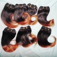 Wholesale Mysterious Birthday Gift Ombre Malaysian hair bundles two colors wefts discounts price