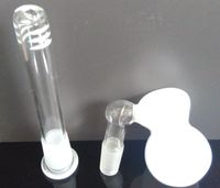Wholesale Super Glass Downstem Pipe mm mm Female mm mm Glass reducer Diffuser Glass Down Stem Downstems with sleeve ash catcher