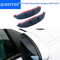 Wholesale Car Styling Carbon rearview mirror rain eyebrow Rainproof Flexible Blade Protector For Buick Regal Opel Insignia