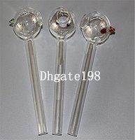 Wholesale 12cm Different Types Glass Oil Burners Pipes Glass steamroller Pipes Hookahs Bongs Glass Pipes for Smoking