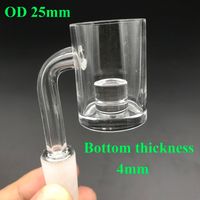 Wholesale Core reactor banger Quartz Trough Quartz Banger Nail Female Male mm mm mm Joint Degrees For Glass Oil Rigs Glass Bongs