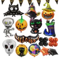 balloons for halloween decoration 100 latex orange black colors scary frightening pumpkin design celebrate with family friends uk
