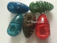 Wholesale custom Beautiful small heady colorful glass animal insect pipe for smoking cheap Egg pipe