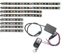 Wholesale Sound Activated Wireless Remote Control Color RGB SMD5050 Flexible Led Strip Motorcycle Neno Accent Light Kit