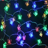Wholesale 10M LEDs Butterfly LED String Lights AC110V V Outdoor Indoor Christmas Lights Holiday Wedding Party Deocration Lights