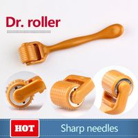 Wholesale New needles derma roller ultra sharp titanium alloy needles Dr roller Microneedle roller MM MM Chinapost free