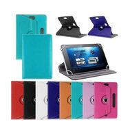 Wholesale Universal Tablet PC Case Degree Rotating Case PU Leather Stand Cover inch Folding Folio Case for inch Tablet PC