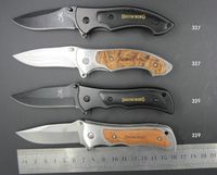 Wholesale Collection Browning Small Pocket Folding Knives C HRC Tactical Camping Hunting Survival EDC Tools Wood Handle Utility Tools