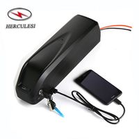 Wholesale Electric Bicycle Lithium Battery V Ah Hailong Li Ion DownTube Battery Shark Pack For V W W Ebike Motor Free Taxes