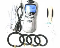 Wholesale Hot Electroshock Electro Pulse Shock Penis Physical Therapy Ring Enlarger Cockrings Sexual Desire Stimulator SM Adult Sex