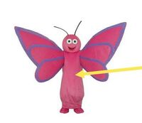 Wholesale high quality Real Pictures butterfly mascot costume Adult Size factory direct