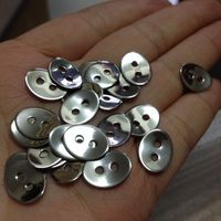 Wholesale New Silver holes Sheet Oval charms connector stainless steel Fashion Spacers Jewelry Finding Components On sale