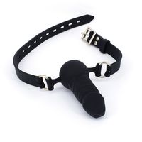 Wholesale Sex Toys Open Mouth Gag Silicone Ball penis Gag Bondage Restraints Ring Gag Adult Game Oral Fixation BDSM Stuffed Slave for Couples