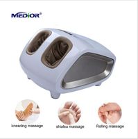 Wholesale Electric Anti stress Foot Massager Vibrator Machine Infrared Heating Therapy Health Care Device New