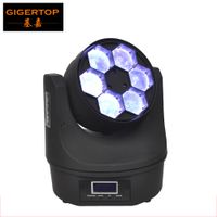 Wholesale Sample Small Bee Eye Led Moving Head Beam Light W RGBW DMX High Brightness in1 Color Led Party Light Unlimited Rotation TP L671