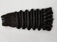 Wholesale Brazilian Human Hair Weaves Aunty Funmi Double Drawn Unprocessed Virgin Human Hair Extensions Funmi Hair Natural Black Color Nigeria Fashion