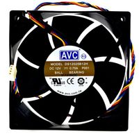 12cm 12V 0.65A AD1212XB-A7BGL 4Wire 120x120x25mm Case Fan 12025