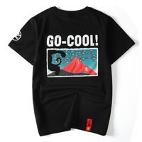 Wholesale new summer Wukong this shop in Japan tide brand Fuji cartoon small fresh trend men s short sleeved T shirt