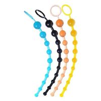 Wholesale 13 Inch Oriental Jelly Butt Plug Anal Beads for Beginner Flexible Butt Beads Anal Massage Anal Sex Toys for Men and Women