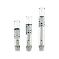 Wholesale vape cartridge Glass oil vaporizer thread dual coil atomizer
