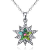 Wholesale Star Crystal from Swarovski Elements High Quality Pendants Necklace Chain For Women Rhinestone Jewelry Anniversary Gift