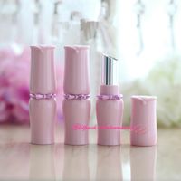 Wholesale 50pcs Luxury Pink Color High Quality Ribbon g Empty Chapstick Container Lipstick Tube DIY Lip Balm mm cup