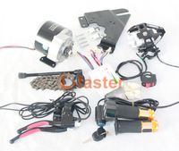 Wholesale 350W ELECTRIC BICYCLE COMPLETE PARTS EBIKE COMPONENTS LED LENS HEADLAMP THROTTLE HANDLE KEY SWITCH BATTERY INDICATOR BRAKE LEVER