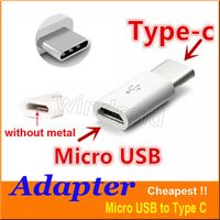Wholesale USB Type C Male Connector to Micro USB Female Data Adapter Converter Connector Type C Adapter For Note MacBook ChromeBook