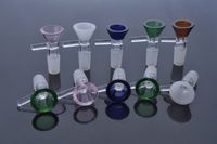 Wholesale IN STOCK colored Glass Bowls mm mm male glass bowl for dry herb glass bongs water pipe mm mm