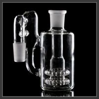 Wholesale Glass Pipes Ash Catcher mm mm mm mm with Showerhead Dropdown Recycler Glass ashcatcher Smoking Water Pipes
