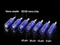 Wholesale 1 pins Nano chip Needle Cartridge Derma Pen Dr pen A1 Derma Stamp replacement needle facial massage eyes treatment