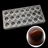Wholesale Non stick ABS Chocolate Moulds Admiralty Shaped Jelly Ice Mold Cake Mould Bakeware Baking Tools Plastic molde