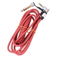 Wholesale Black Red mm mm Spring Replacement Audio Cable Headphone for Monster Beat Pro Detox Solo AUX Cable