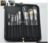 Wholesale 2016 NEW good quality Lowest Best Selling good sale Makeup Brush Set Pouch Professional Brush