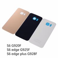 Wholesale With IMEI Number Rear Back Cover S6 G920F Battery Back Glass Door Housing For Samsung S6 Edge Plus G928F S6 Edge G925F