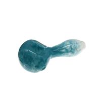 Wholesale 4 inches new product colored Inside out fumed frit spoon pipe tobacco pipe for smoking use glass hand pipes