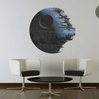 Death star ARTWORK Star Wars home decor Wall sticker Wallpaper wall decals For Kids Children Room Free Shipping 45*45cm