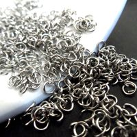 Wholesale 0 mm small Jewelry Findings Jump Rings Split Rings Unisex DIY tool